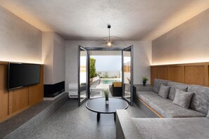 Living area - La Torretta Suites & Spa (Santorini)