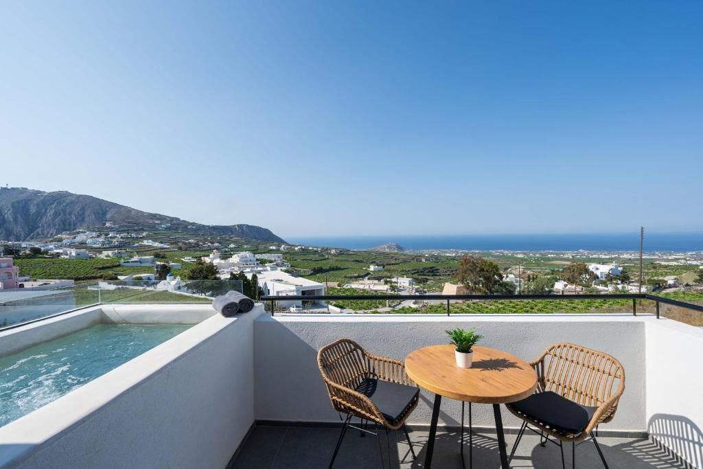 Deluxe Suite with Hot Tub and Sea View | Terraza o patio