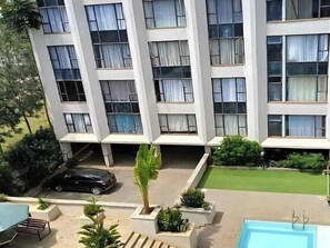 Appartement, 1 chambre, fumeurs, patio | Extérieur