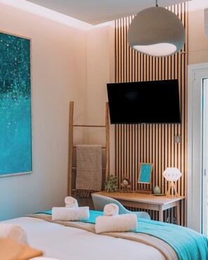 1 habitación, tabla de planchar con plancha, wifi y ropa de cama 