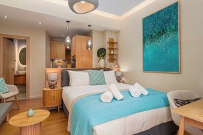 1 bedroom, iron/ironing board, WiFi, bed sheets - Koukaki Zen Studio (Athina)