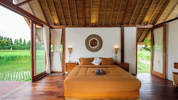 Phòng đôi Superior, quang cảnh thung lũng | Bộ trải giường bằng vải cotton Ai Cập, bộ đồ giường cao cấp