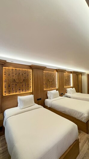 Phòng 3 Superior | Bộ trải giường bằng vải cotton Ai Cập, bộ đồ giường cao cấp 