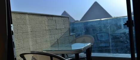 Chambre Double Luxe, balcon, vue vallée | Terrasse/Patio