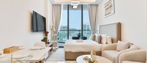 1 soverom, strykejern/-brett, wi-fi og sengetøy