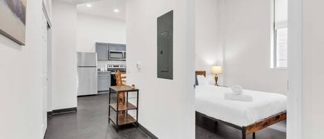 1 chambre, fer et planche Ă repasser, Wi-Fi, literie fournie