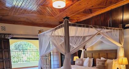 A farmhouse within the Tea farm estates