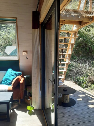 La maison en A Warm and atypical chalet in the heart of the Ariège mountains
