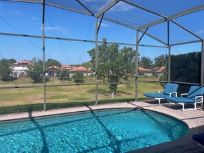 Udendørs pool, opvarmet pool