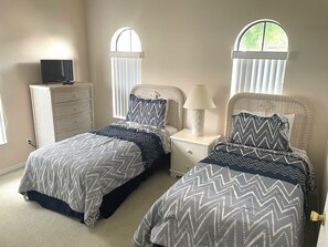 4 bedrooms, iron/ironing board, travel cot, free WiFi