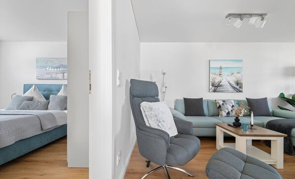 Appartement, 2 chambres, accessible aux personnes à mobilité réduite | Salle de séjour