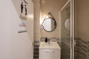 Shower, hair dryer
