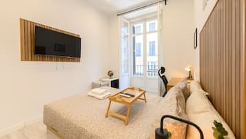 1 dormitorio, caja fuerte, tabla de planchar con plancha y wifi gratis
