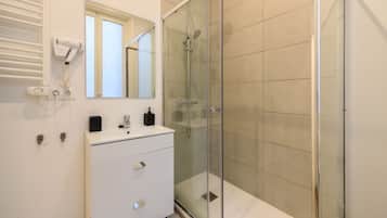 Shower, hair dryer