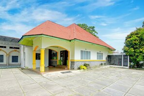 Voorkant van accommodatie