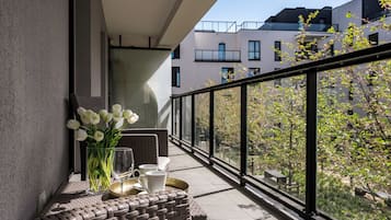 Udsigt fra balkon