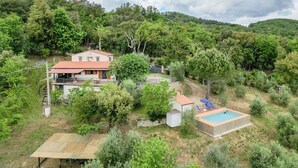 Exterior - Beautiful private villa for 9 people with private pool, WIFI, A/C, TV, patio and pets allowed (Roccastrada)