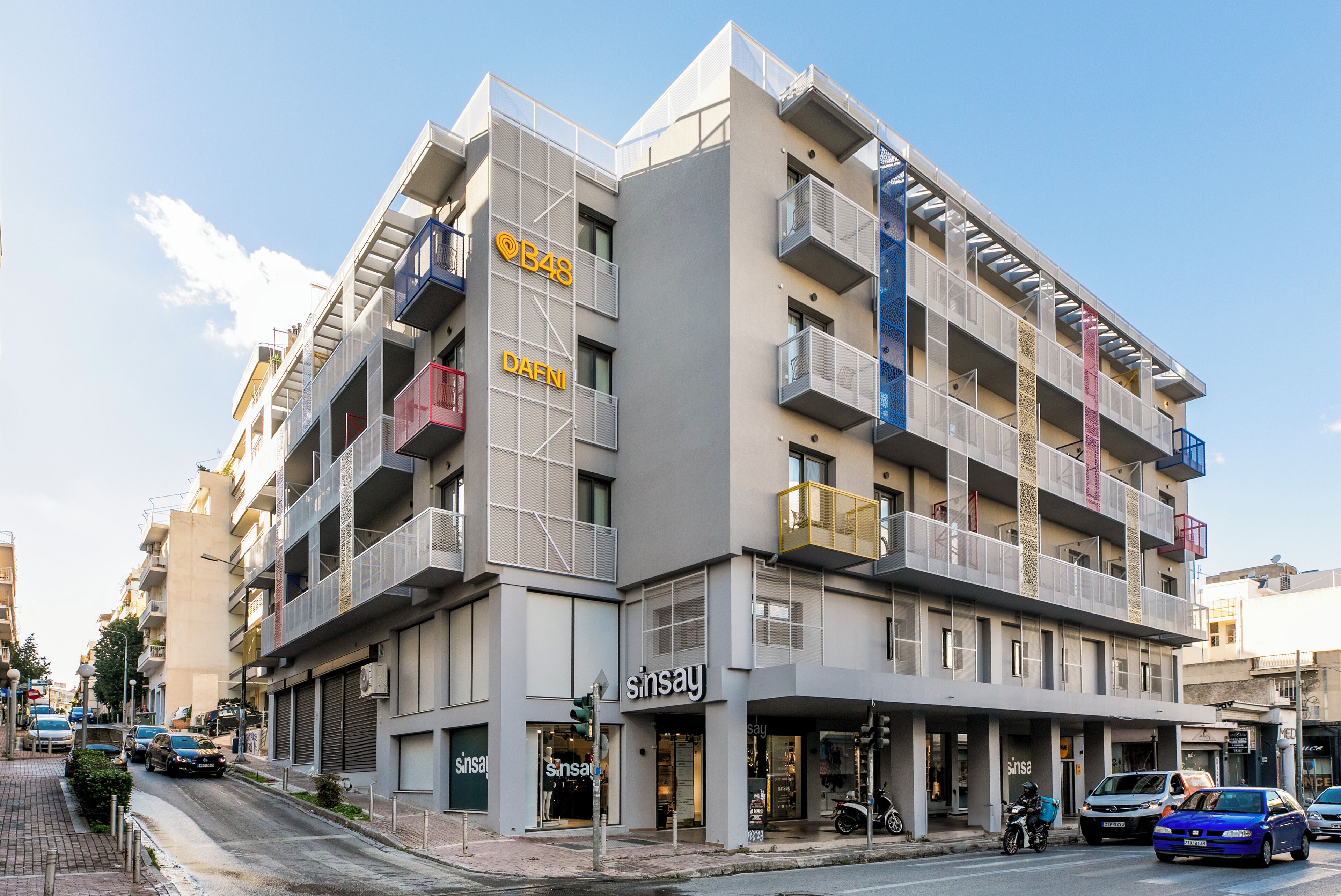 Façade de l’hébergement