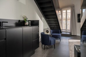 Grand Suite | Premium bedding, down comforters, memory foam beds, minibar