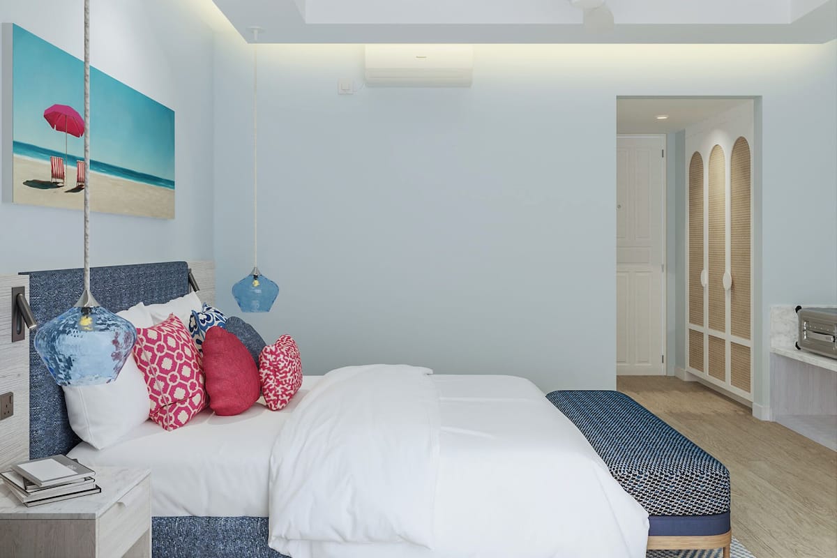 Ropa de cama de alta calidad y minibar