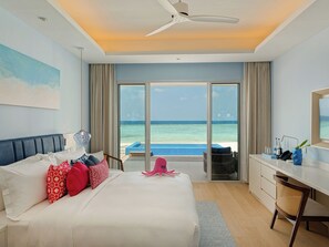 Beach Pool Villa | Hochwertige Bettwaren, Minibar, Zimmersafe, Verdunkelungsvorhänge