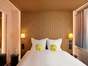 Couette en duvet d'oie, surmatelas, minibar