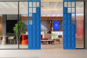 Façana frontal de l'allotjament