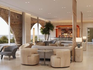 3 bars/lounges, een poolbar, een strandbar