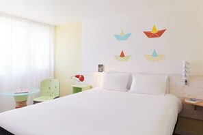 Blackout drapes, soundproofing, iron/ironing board