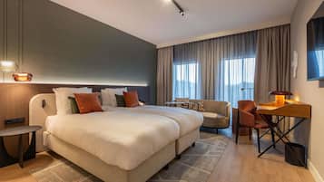 Habitación superior, 2 camas individuales | Ropa de cama de alta calidad y minibar