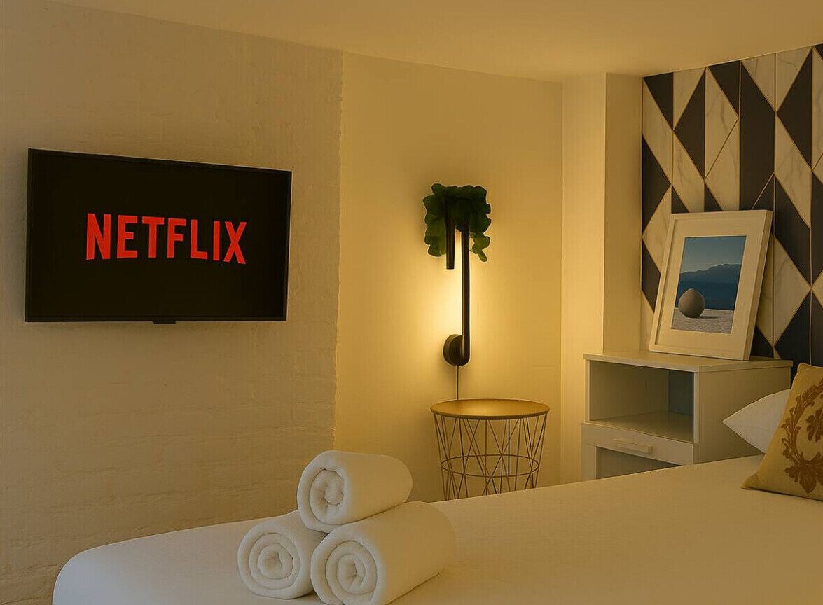 1 soverom, strykejern/-brett, wi-fi og sengetøy