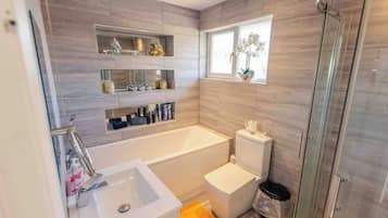 Shower, hair dryer