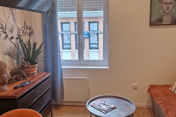 80-cm flat-screen TV with digital channels