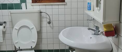 Towels, soap, toilet paper