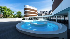 Indoor pool, seasonal outdoor pool