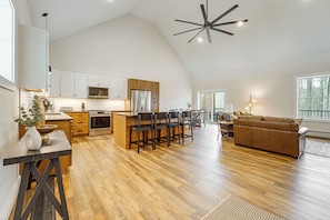 Apartment (4 Bedrooms) | Front of property - Walk to Sebago Town Beach: Luxe Townhome w/ Grill (Sebago)