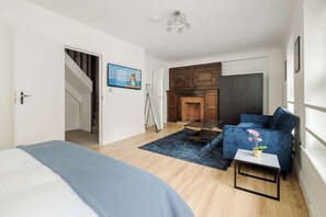 1 bedroom, iron/ironing board, travel crib, free WiFi