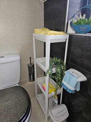 Asciugacapelli, asciugamani, sapone, carta igienica