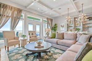 Smart TV, fireplace, DVD player