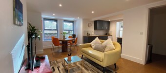 Spacious luxury double apartment in Folkestone, with parking and EV charging