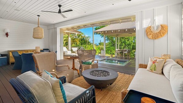 Outdoor dining - Kukuiula Makai Cottage #12 By Parrish Kauai (Koloa)