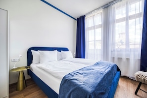 Apartemen Klasik, pemandangan kota | Kamar mandi | Perlengkapan mandi gratis, pengering rambut, handuk, dan sabun