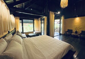 Family Room, Balcony, Garden View