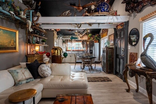 Maison, 2 chambres | Aire de séjour