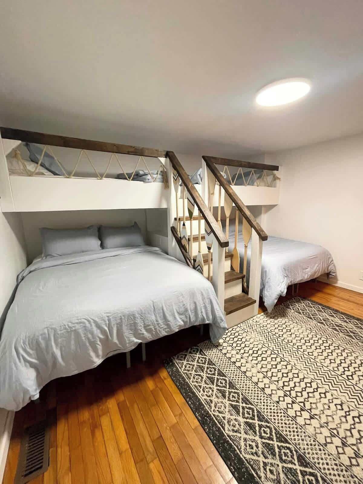 3 chambres, fer et planche à repasser, Wi-Fi gratuit, draps fournis