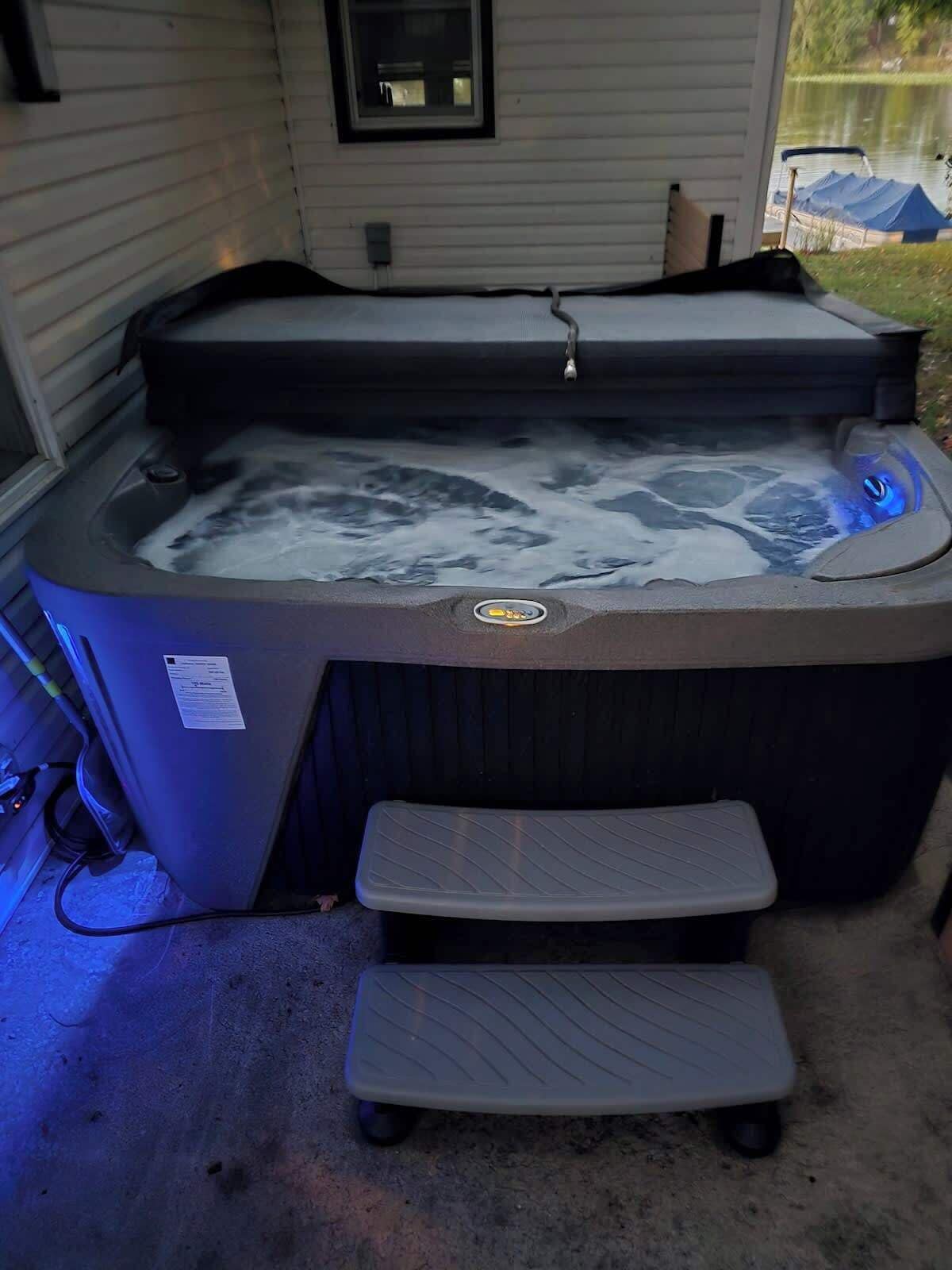 Bain à remous extérieur