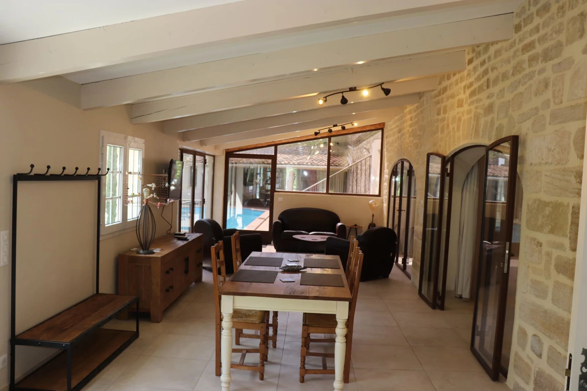 Villa Supérieure, patio, vue montagne (Les Lauriers) | Salle à manger