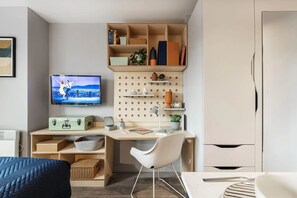 開放式客房, 非吸煙房 | 遮光窗簾/窗簾、免費 Wi-Fi