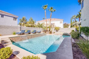 Pool - Bright & Modern Oasis | Spa, Pool, 10min to Strip (Las Vegas)