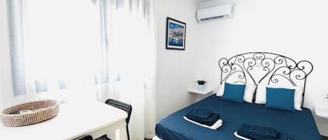 1 dormitorio, caja fuerte, wifi gratis y ropa de cama